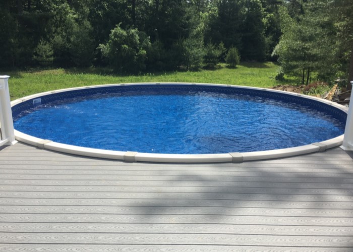 above ground pool