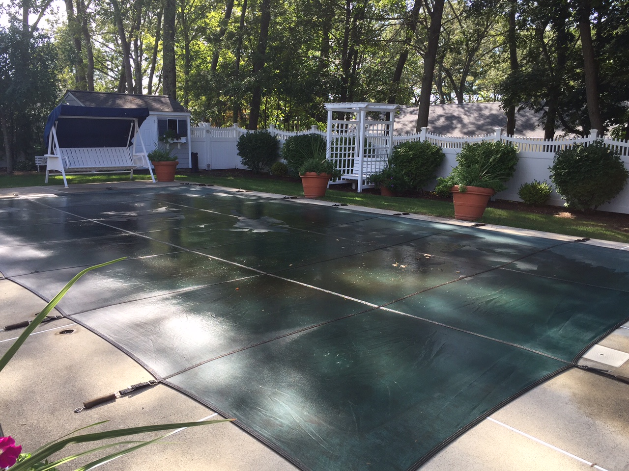 photo of pool cover